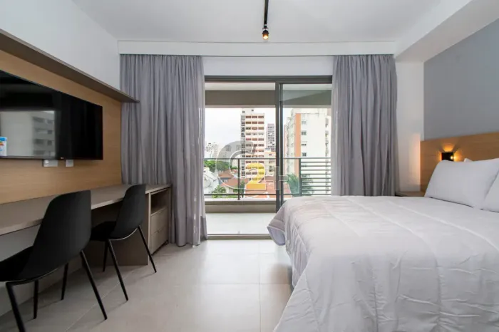 Apartamento Mobiliado à venda em Perdizes com 1 quarto, sem vaga de garagem