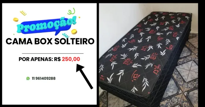 cama box solteiro