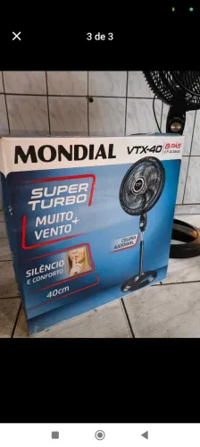 Ventilador de coluna<br>Marca Mondial<br>Modelo: VTX-40 