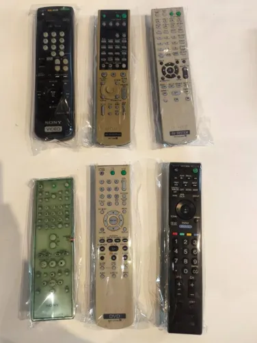 Controle remoto VCR SONY - AV SYSTEM2 SONY RM-U66 -AV SYSTEM RM-AAU005 (UNIDADE)