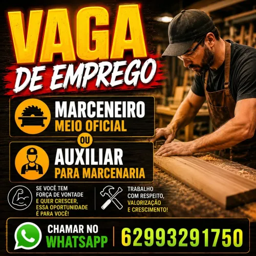 Vaga de emprego próximo ao Hugol 