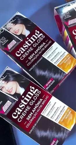 2 Tonalizantes preto azulado Loreal por 50,00