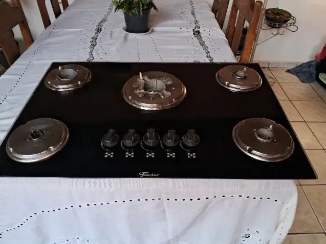 Fogão Cooktop 5 bocas