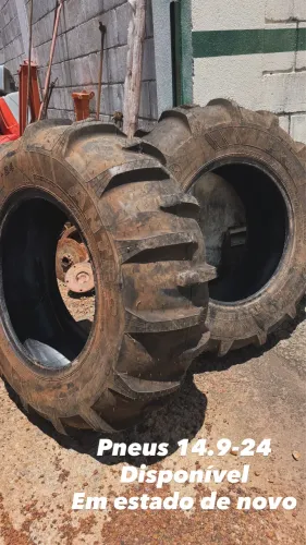 Pneus agrícola 14.9-24 par - em estado de zero