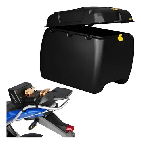 Baú para moto ICbras 160 Litros, completo com Suporte.