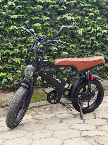 Bike elétrica L40 Plus 1000w 2026 Banco caramelo seminovo completo