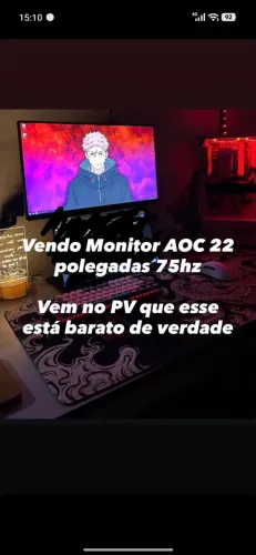 Monitor AOC 22p 75hz 