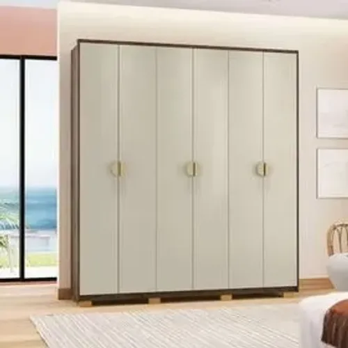 Guarda Roupas 6 Portas 4 Gavetas 100% MDF - (Promoção)!
