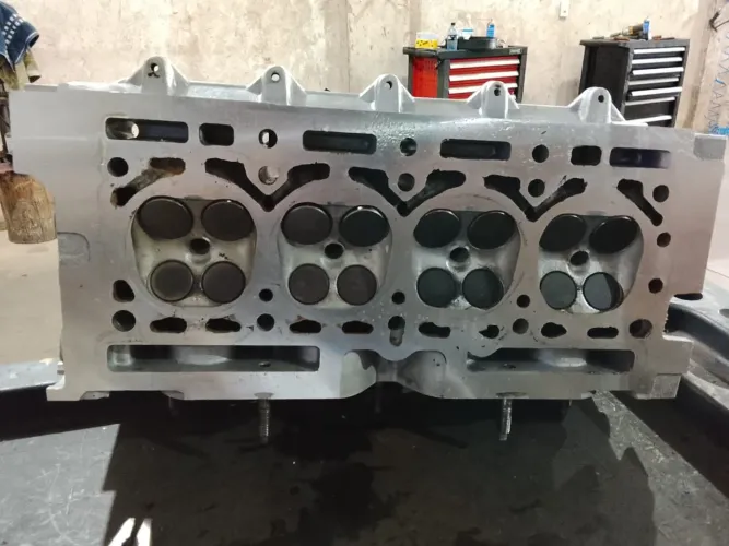 Cabeçote Renault Clio 1.0 16 válvula a gasolina retificado <br>1500