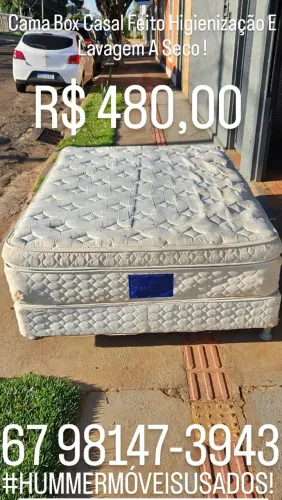 Vende - Se Cama Box Casal Feito Higienização E Lavagem A Seco !