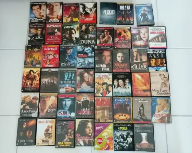 Lote de DVDs de Filmes Antigos