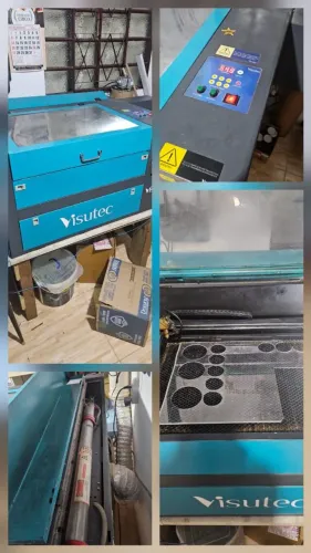 Cnc laser 60x40 tubo do laser acabou