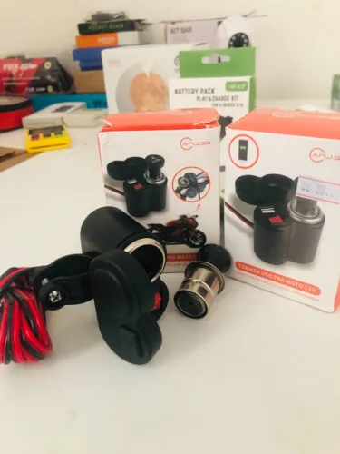 Carregador / Isqueiro Elétrico para Moto