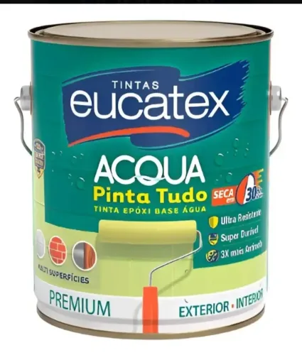 Tinta Para Azulejos Epóxi Base Água Eucatex 3,6lts
