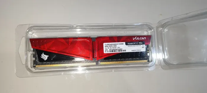 Memória RAM TeamGroup Vulcan 8GB DDR4 2666MHz