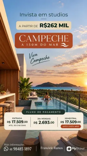Studio no campeche - 150m do Mar - Florianópolis - SC