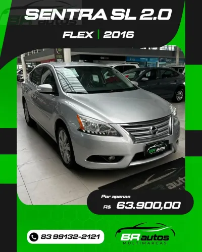 Nissan Sentra SL 2.0 Flexstart 16V Aut. 2016