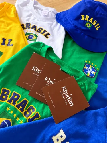 CAMISAS FEMININAS BRASIL 100% ALGODÃO