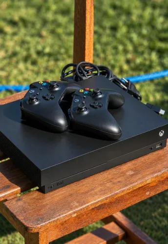 Vende-se Xbox one X usado