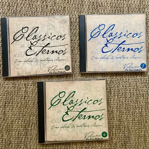 Lote 3 Cds Clássicos Eternos - Jornal O Globo (Volumes 1, 3 e 4)