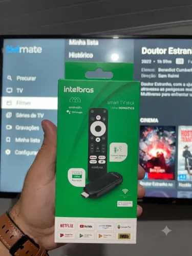 Smart tv stick intelbras FHD