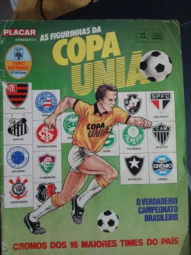 Álbum Copa União 1987 completo.