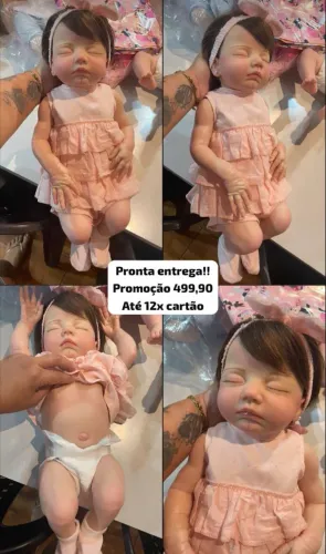 Bebê Reborn nova de silicone vinílico