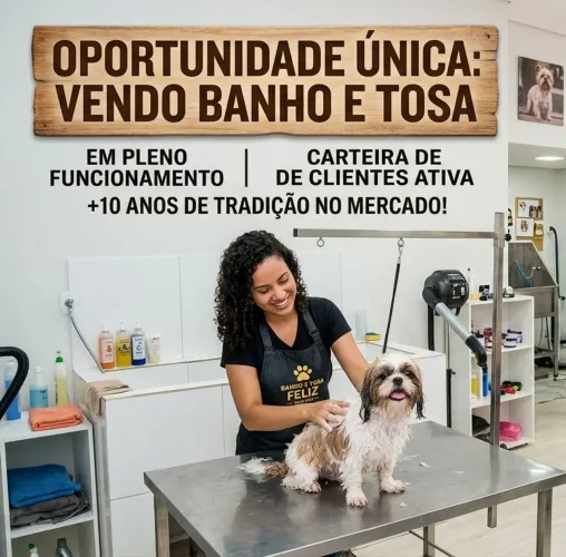 Oportunidade Passo ponto Banho e Tosa