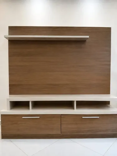 Rack para tv, com painel e gavetas