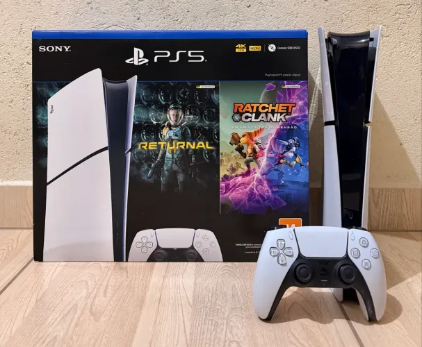 PlayStation 5 slim completo impecável zero