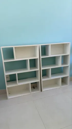 Conjunto 2 módulos estante baixa Tok Stok
