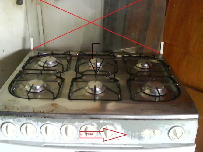 Grelha fogão Brastemp DeVille antigo