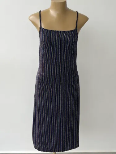 Vestido Lurex midi