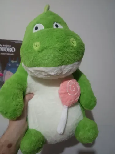 Dinossauro de pelúcia (45cm de altura, novo)