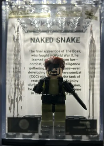 Metal Gear Solid - Naked Snake - Blocos De Montar