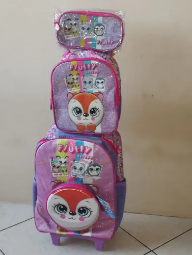 Kit escolar completo escolar pronta entrega holográfico 