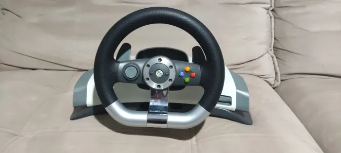 Volante microsoft racing wheel xbox 360 original 