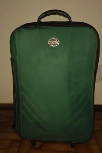 Mala de viagem Village com rodinhas - verde