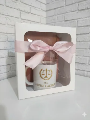 Kit Agenda personalizada+ Caneca 