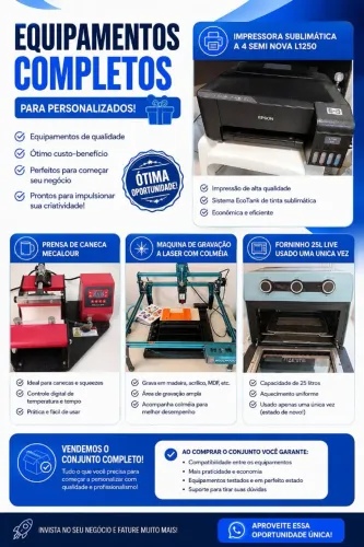 Máquinas de Sublimação
