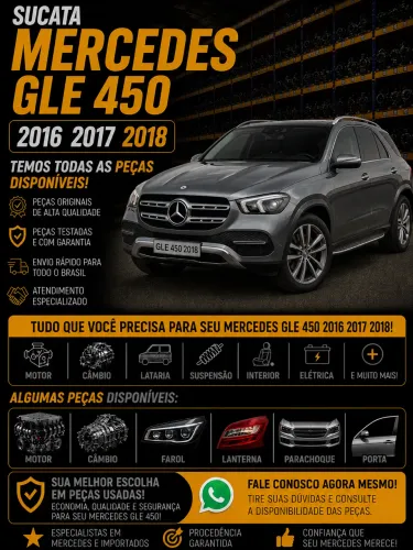 Sucata Mercedes GLE 450 2016 2017 2018