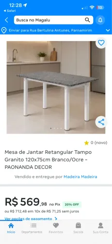 Mesa de Mármore