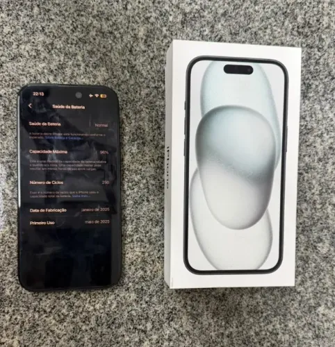 iPhone 15 128 GB | 96% de bateria | Nota Fiscal | Impecável