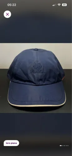 Boné Loro Piana Azul