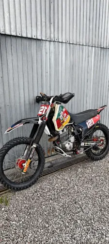 Vendo dr350 com motor de cb 300