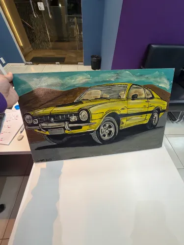 Quadro Maverick a mão