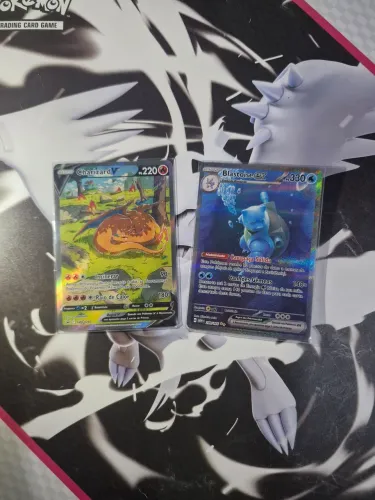 BLASTOISE + CHARIZARD EX CARTAS POKEMON