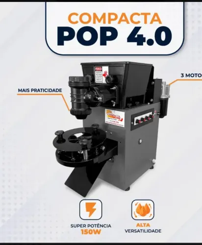 Máquina de salgados e doces compacta pop 4.0