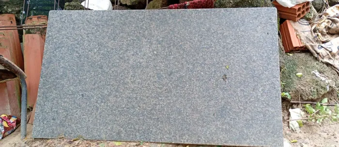 Pedra de mármore de mesa de seis cadeiras