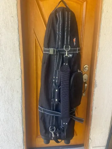 Bolsa De Golfe Seminova Transporte Viagem Rodas Importado